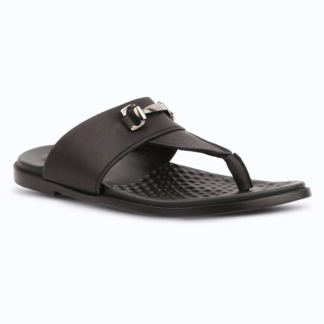 Medifeet Men's Leather Comfort Flip Flops | Soft Footbed | Anti-Slip Sole | Everyday Casual Wear