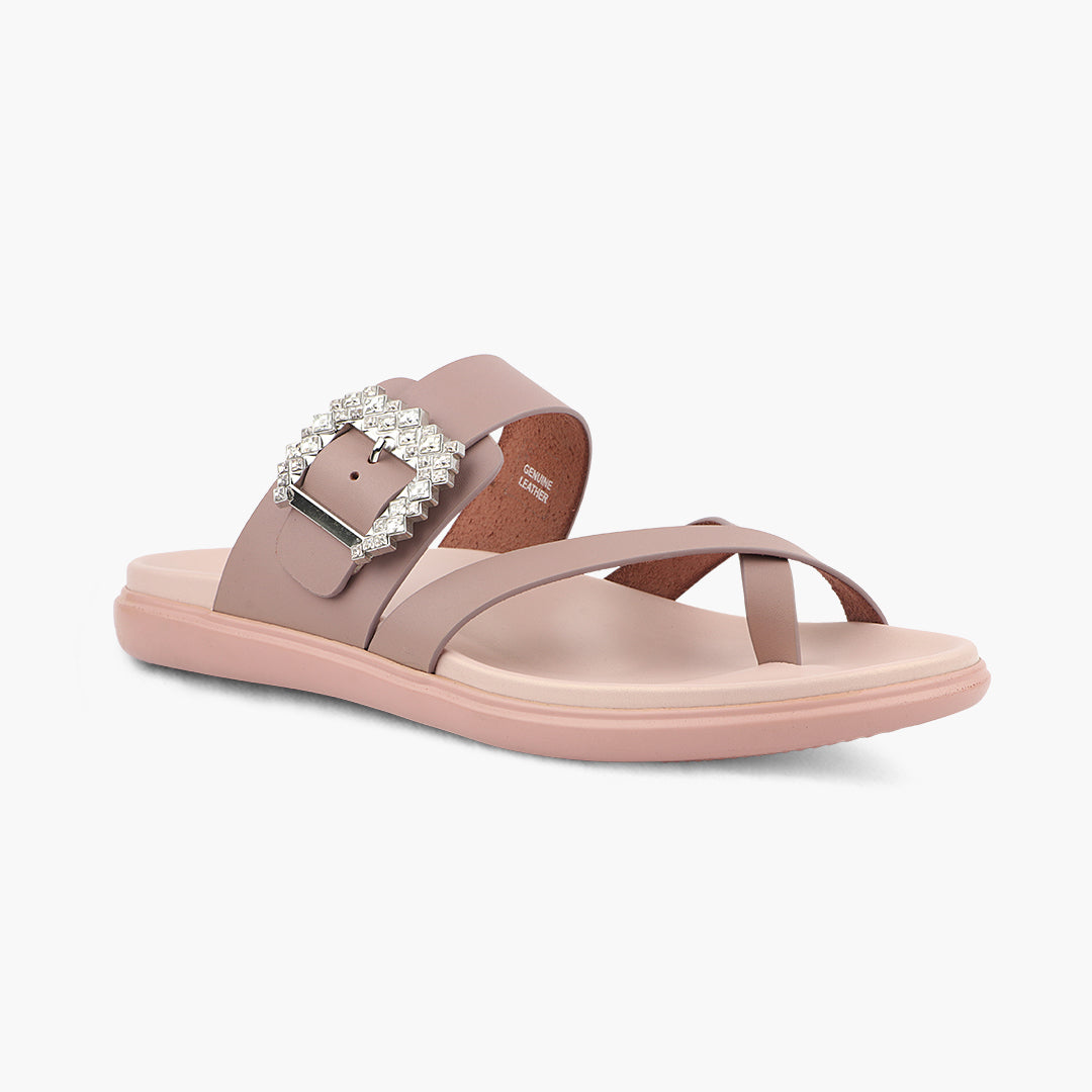 Medifeet embellished cross strap women sandals