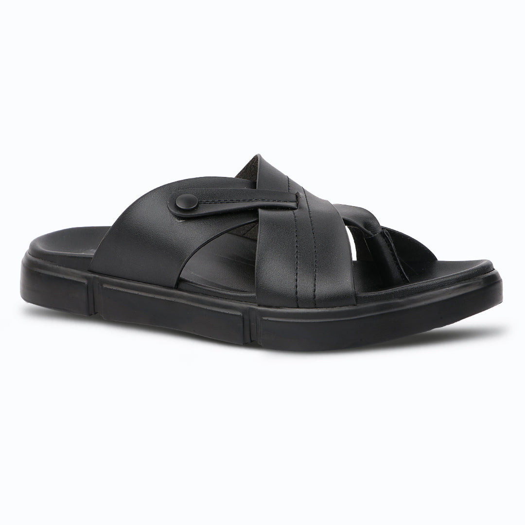 Medifeet ComfortZone Men's Cross Strap Slide Sandals | German Technology Comfort Midsole | Arch Support | Lightweight Slip-On Casual Footwear for Daily Wear