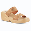 Medifeet Dual Strap Women Wedge Heel Sandals (All Day Wear Comfort)