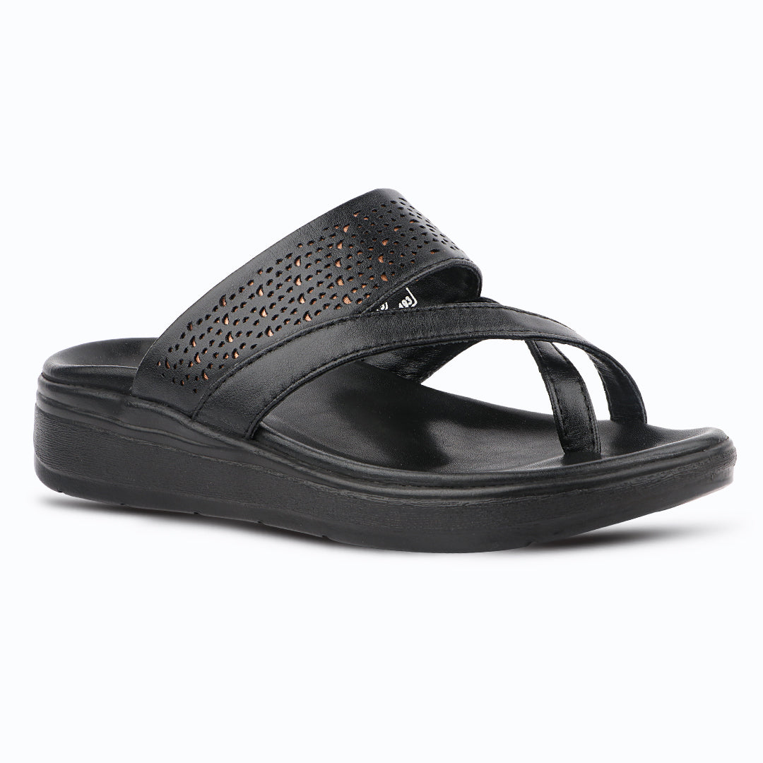 Medifeet SoftStep X-Ring Toe Comfort Slides Slippers For Women's – CushionFlow Midsole Arch Support for All-Day Support