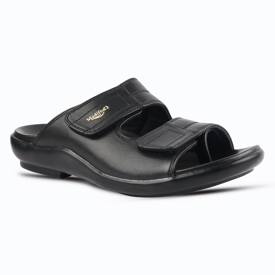 Medifeet Comfort Sandals, Dual Adjustable Straps,Orthopedic Slides