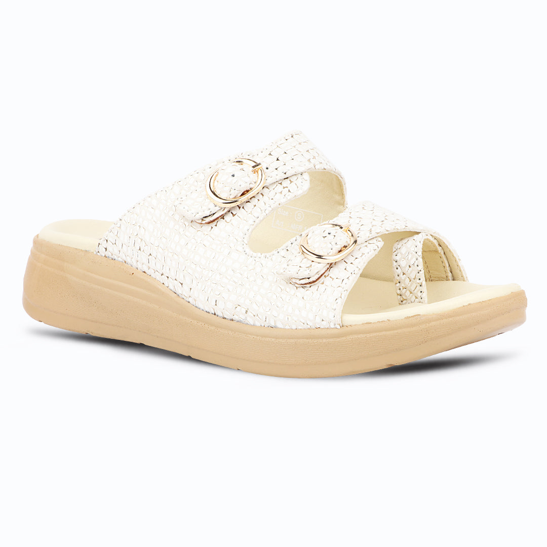 Medifeet DiaStyle Fashion Meets Comfort Diabetic Sandal | Premium Cushioned Orthopedic Slides for All-Day Walking Support