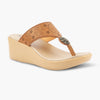 Medifeet Heel Sandals With Embellished Strap For Women's (Arch Support & Comfortable & Cushion Footbed Sandals)