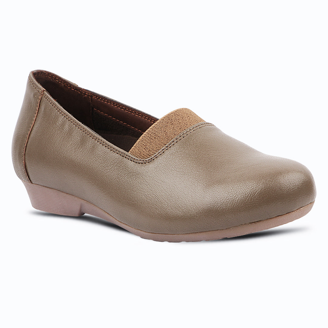 Medifeet Stylish & Comfy Belly Loafers for Women (Anti Skid Grip | Cushioned Footbed)