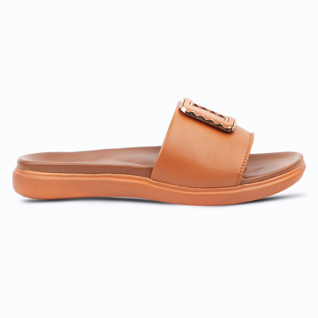 Medifeet Leather Sliders for Women (Comfortable & Classic Design)