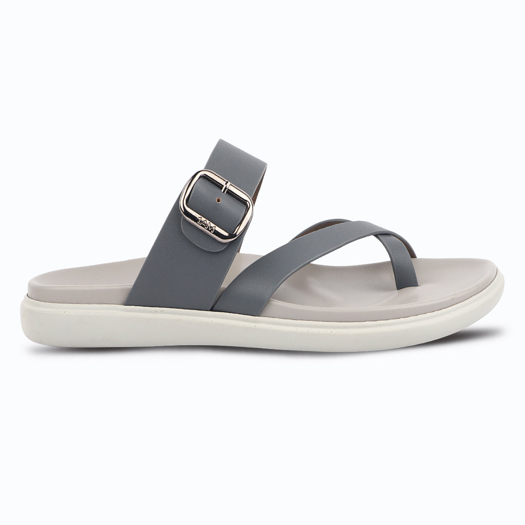 Medifeet Women’s Comfort Cross Strap Slide Sandals with Adjustable Buckle | Arch Support | Cushioned Footbed | Lightweight Anti-Slip Sole