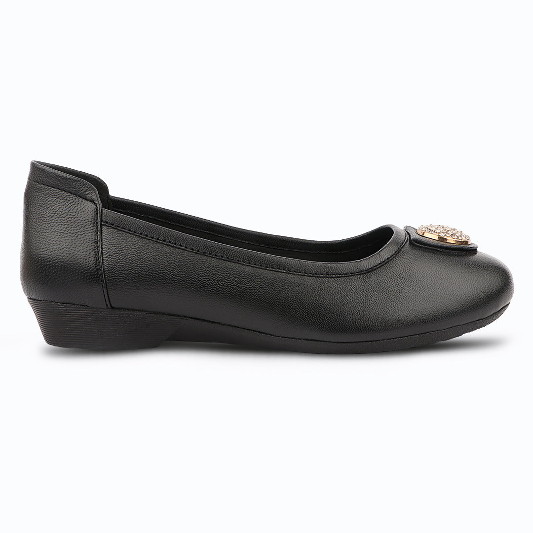 Medifeet 'Desk to Dinner' Chic Embellished 'Ballerinas' for Women Ballet Flats Shoes (Cushion Technology)
