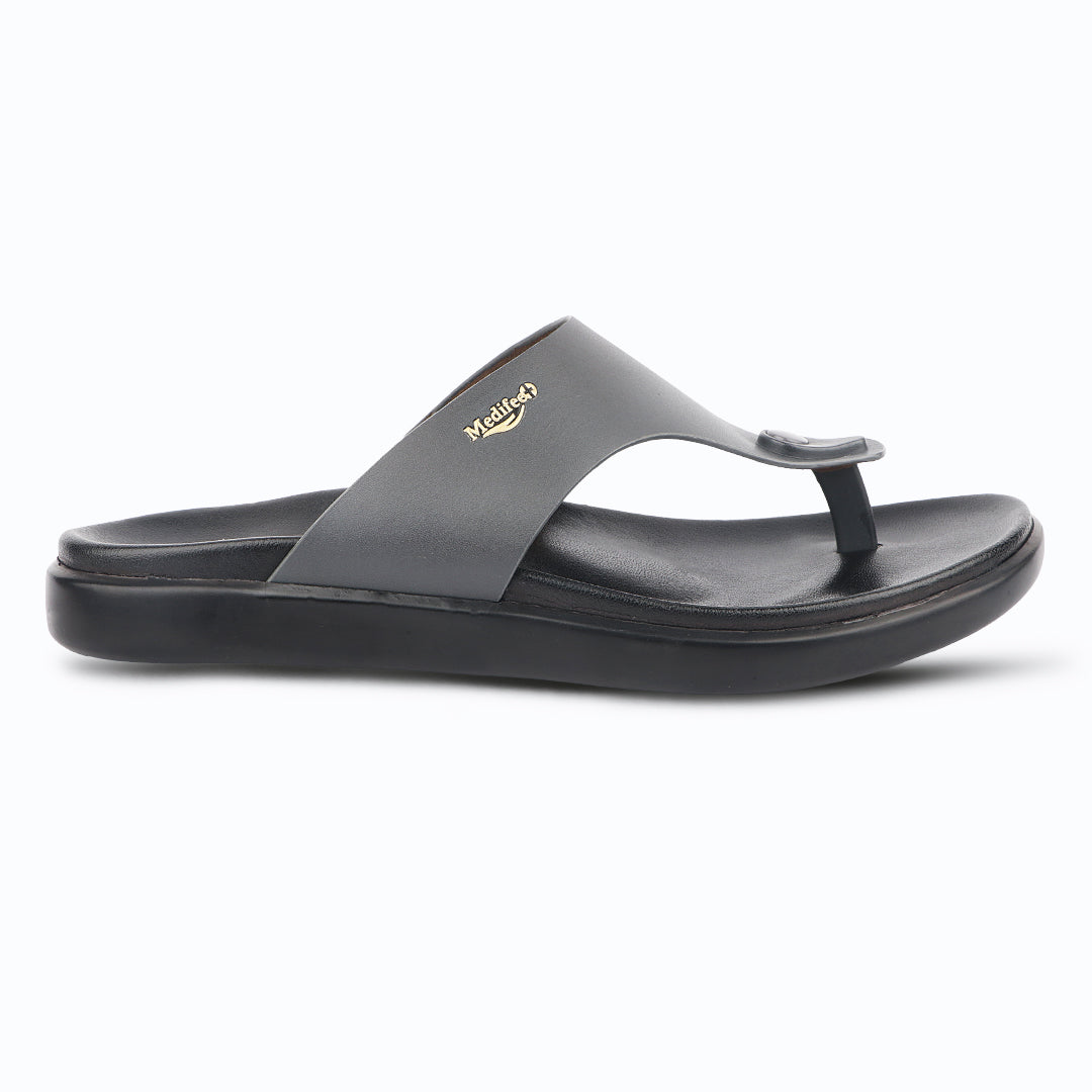 Medifeet Diabetic Slippers With Arch Support & Anti Skid || Comfortable & Cushion Slippers For Men's