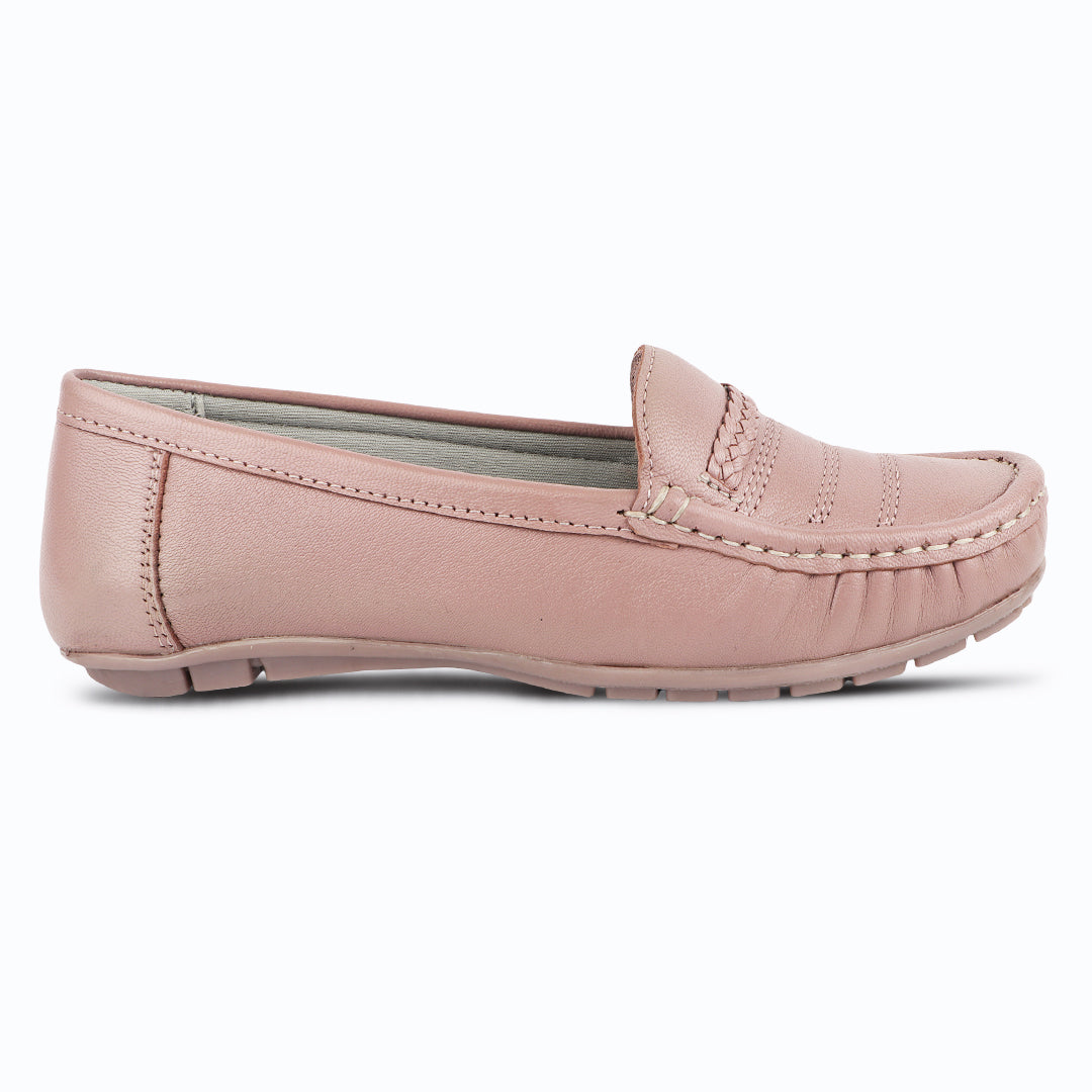 Medifeet Genuine Leather Comfortable & Arch Support Loafers For Women's