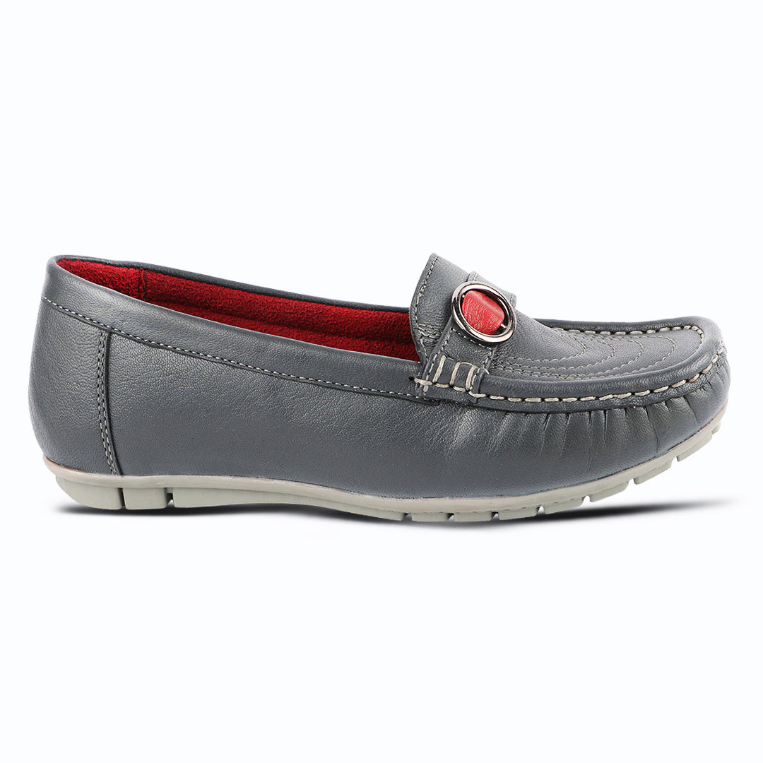Medifeet Genuine Leather Comfort With Arch Support Loafers For Women's