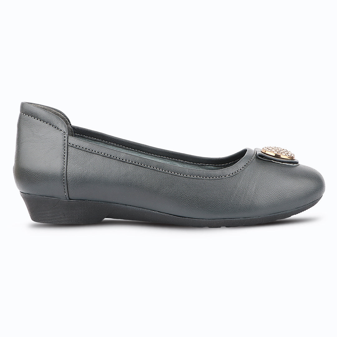 Medifeet 'Desk to Dinner' Chic Embellished 'Ballerinas' for Women Ballet Flats Shoes (Cushion Technology)