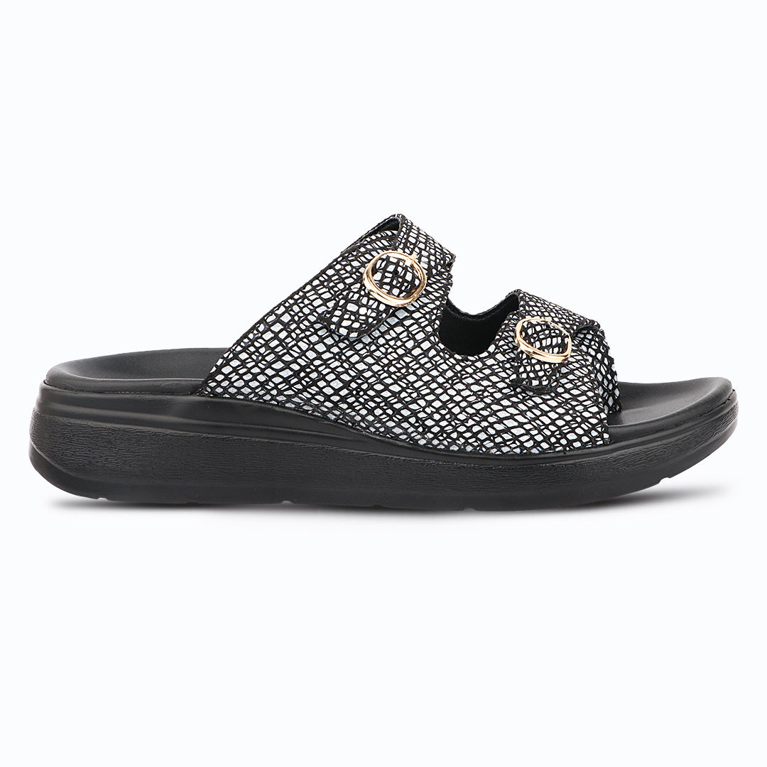 Medifeet DiaStyle Fashion Meets Comfort Diabetic Sandal | Premium Cushioned Orthopedic Slides for All-Day Walking Support