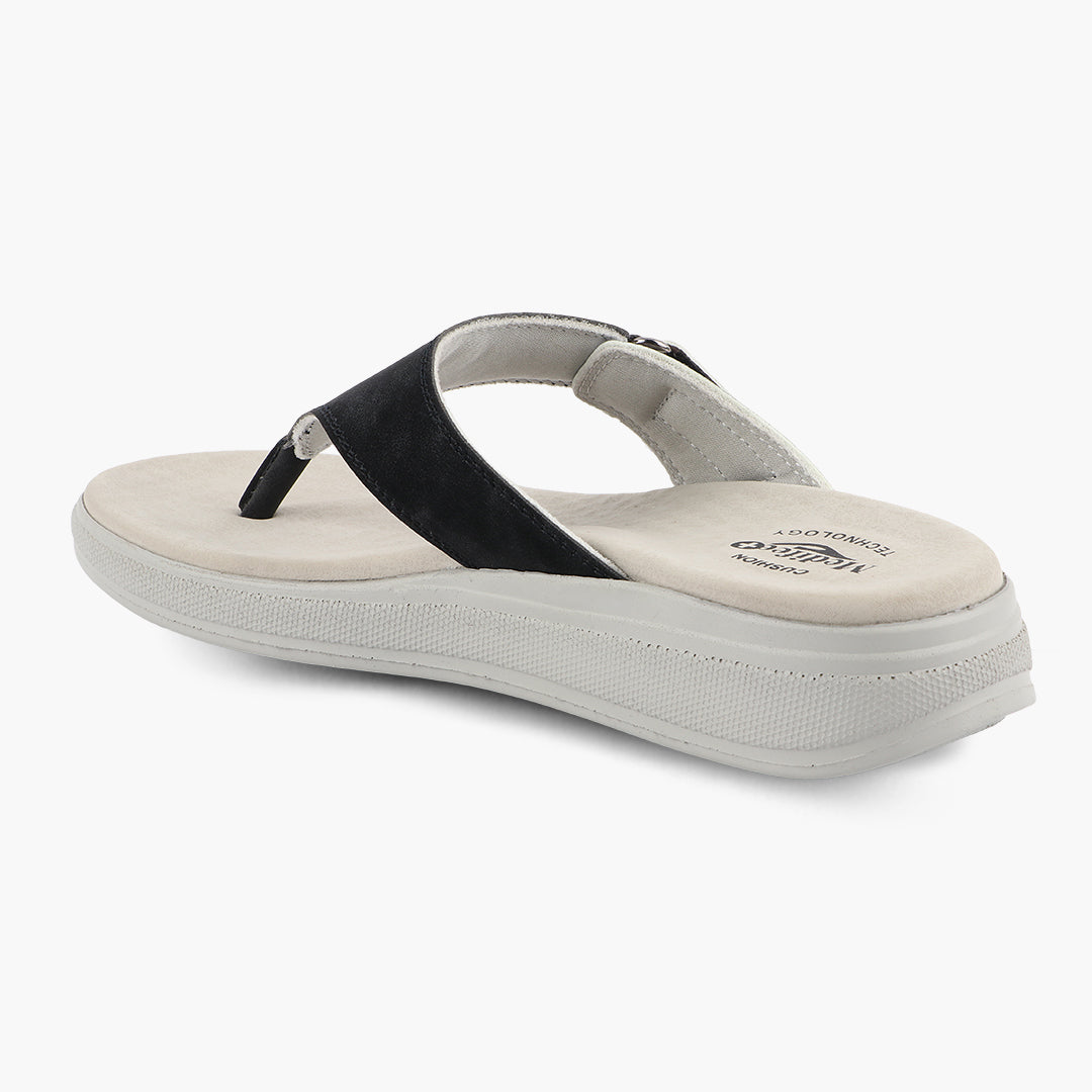 Medifeet Side V-Strap Comfortable Sandals with Arch Support For Women's