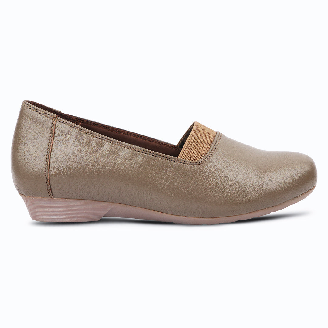 Medifeet Stylish & Comfy Belly Loafers for Women (Anti Skid Grip | Cushioned Footbed)