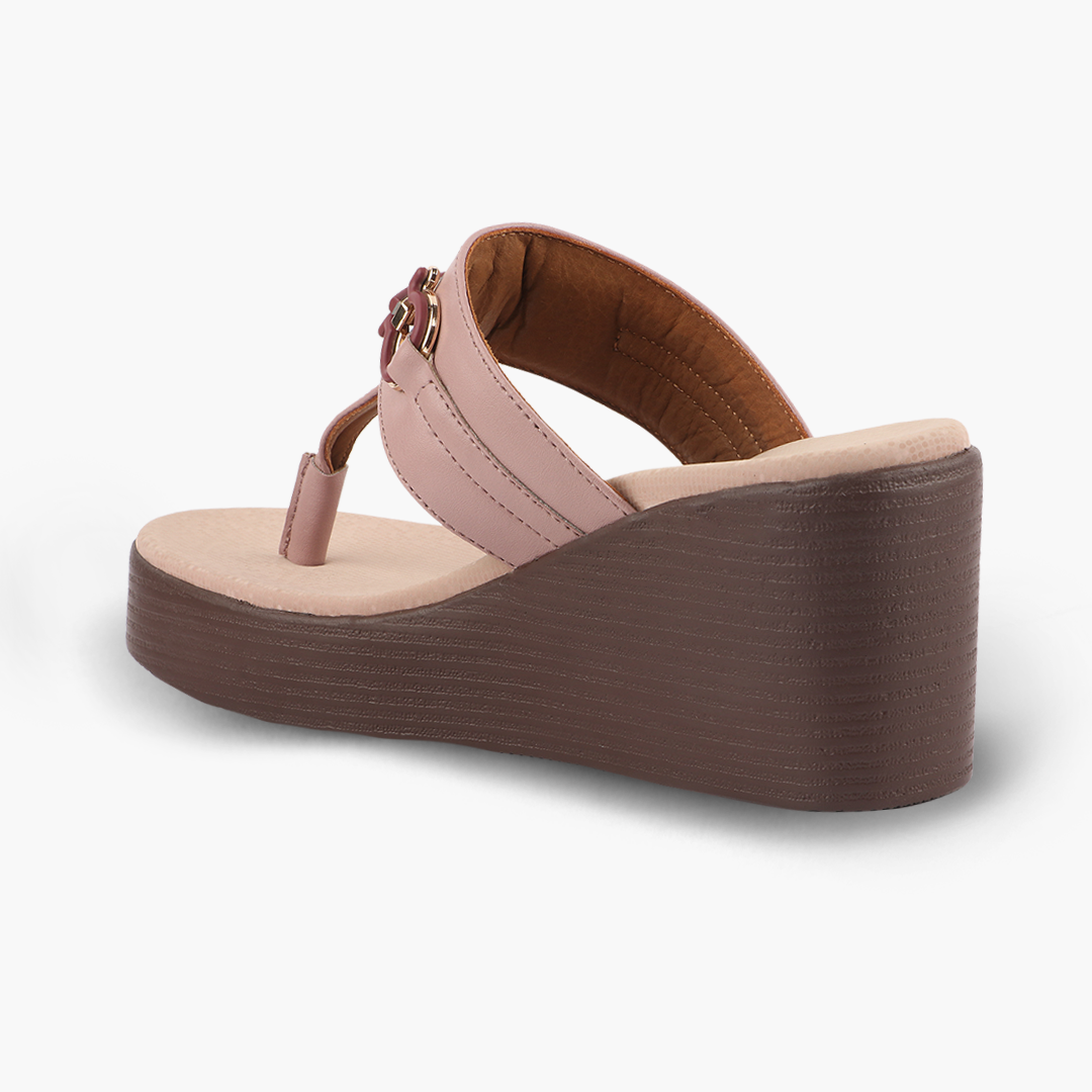 Cushioned Wedge Heel Sandals for Women (Arch Support)