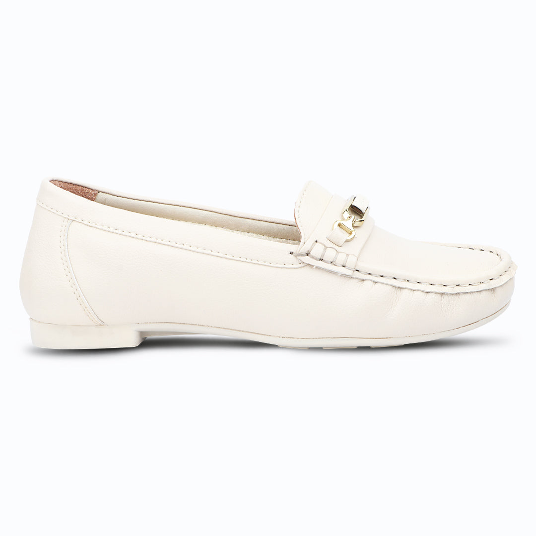 Medifeet Women’s Casual Leather Moc Toe Loafer Shoes | Pain-Free Walking Shoes