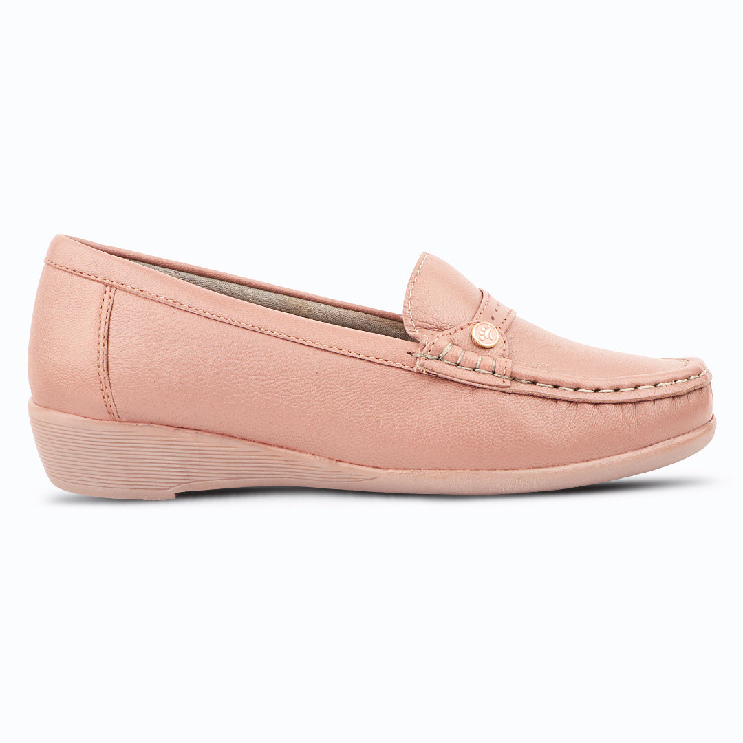 Medifeet Premium Leather Moccasin Loafers for Women | Plush Padded Footbed, Anatomical Arch Support, Breathable Inner Lining Loafers
