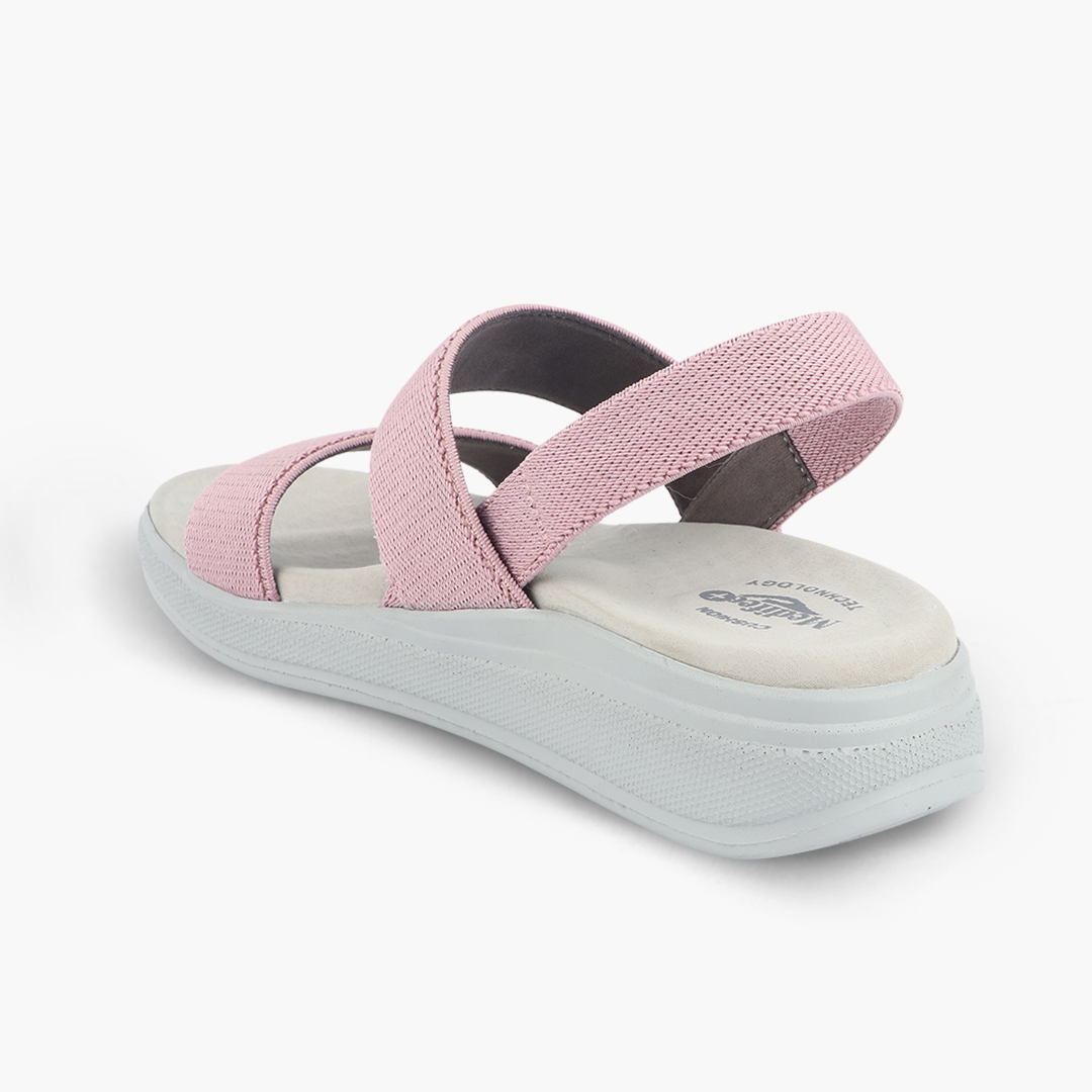 Twin Strap Sandals for Women with High Back Strap