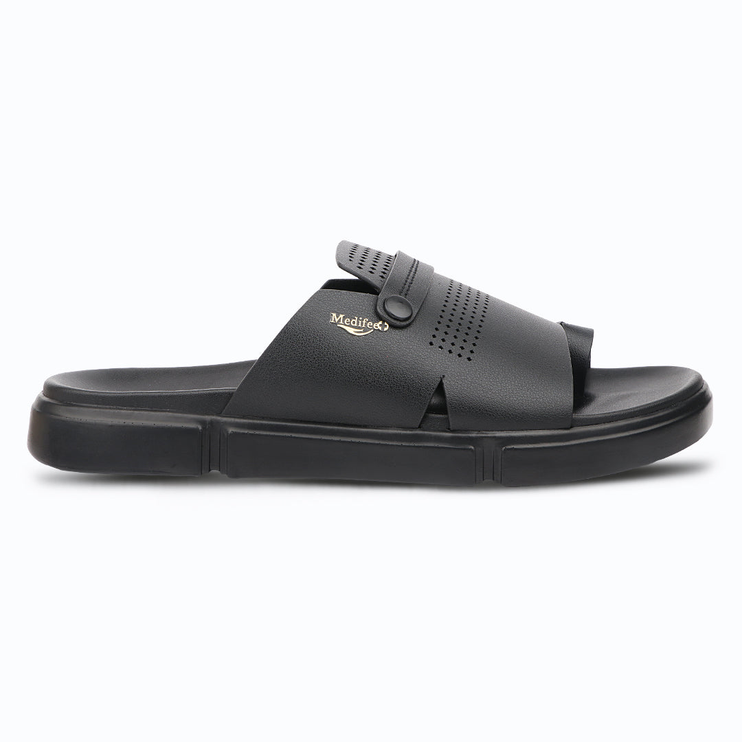 Medifeet Ortho Walk Slide Sandal For Men's | German Technology Comfort Midsole with Arch Support & Lightweight Sandals