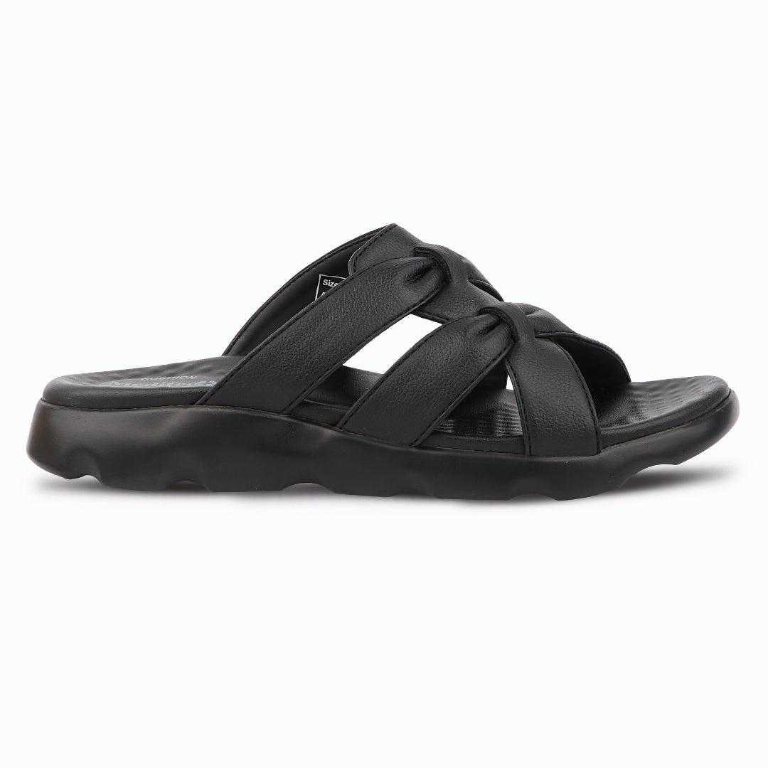 Medifeet Cross Loop Women's Orthopedic Ergonomic Comfort Slides | German Technology | Arch Support | Diabetic Friendly | Indoor & Outdoor Use Slippers