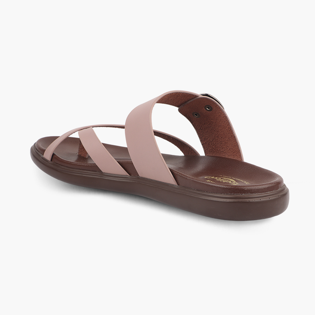 Medifeet Women’s Comfort Cross Strap Slide Sandals with Adjustable Buckle | Arch Support | Cushioned Footbed | Lightweight Anti-Slip Sole