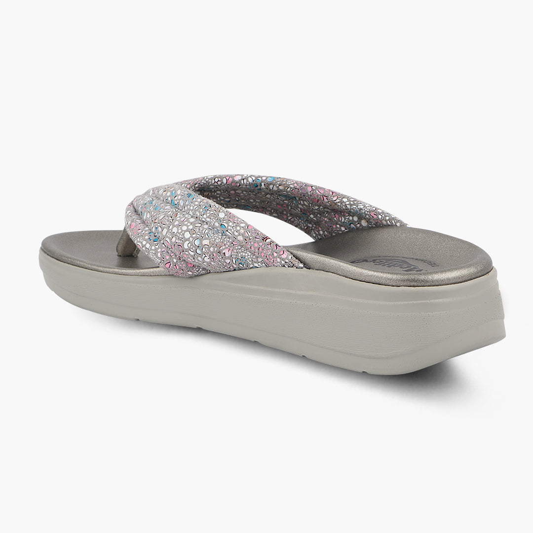 Medifeet Cushion & Comfortable Midsole With Arch Support Slippers For Women's (FLORAL)