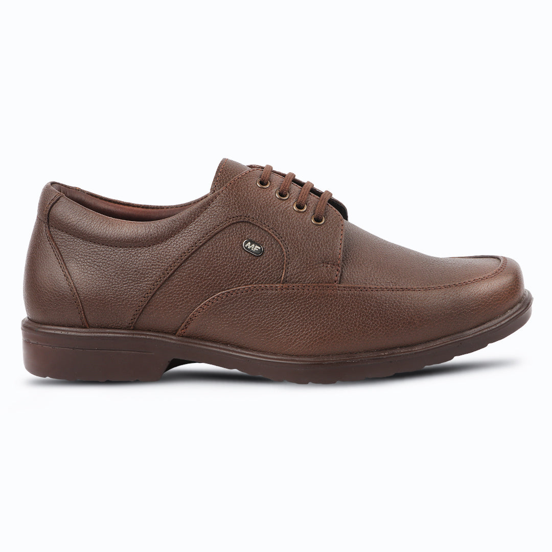 Medifeet Genuine Leather Formal Lace-Up Shoe for Men's