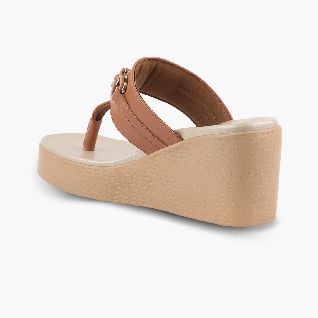 Cushioned Wedge Heel Sandals for Women (Arch Support)
