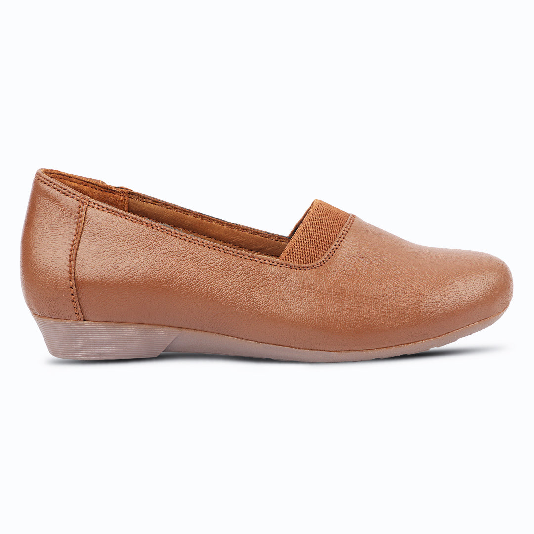 Medifeet Stylish & Comfy Belly Loafers for Women (Anti Skid Grip | Cushioned Footbed)