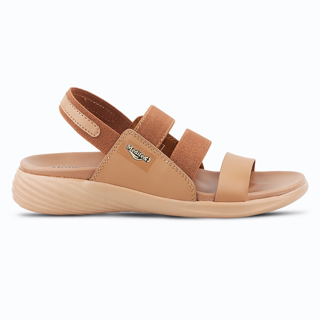 Medifeet TrioStyle Slingback Sandals for Women | Arch Support | Fashionable & Comfortable