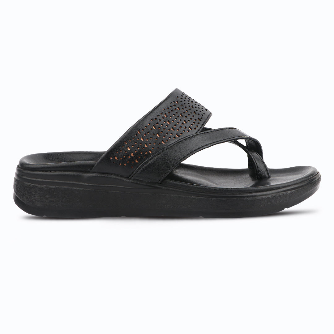 Medifeet SoftStep X-Ring Toe Comfort Slides Slippers For Women's – CushionFlow Midsole Arch Support for All-Day Support