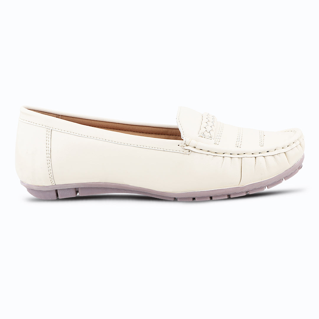 Medifeet Genuine Leather Comfortable & Arch Support Loafers For Women's