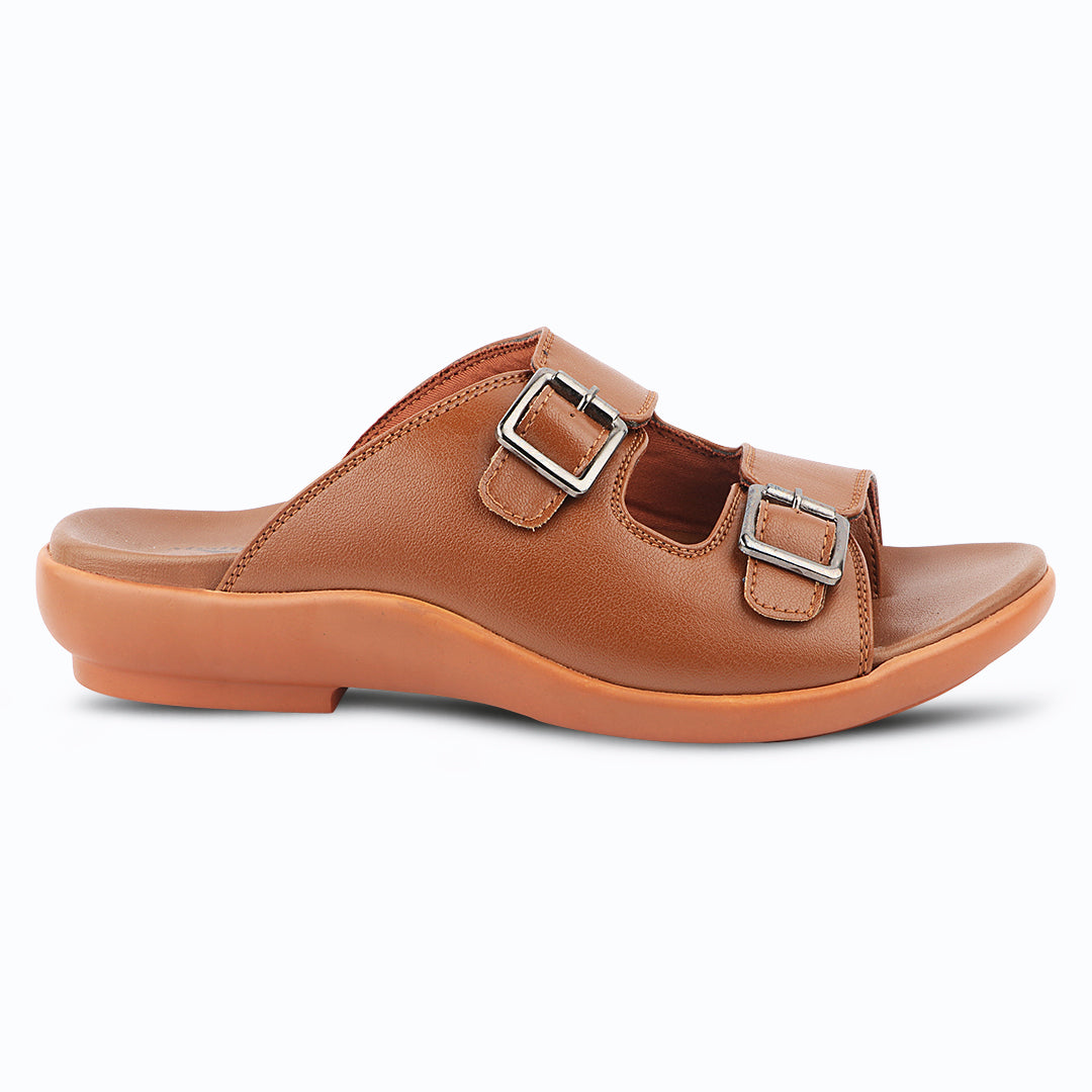 Medifeet Men's Orthopedic Comfort Sandals | Adjustable Double Buckle | Ergonomic Arch Support | Soft Cushioned Footbed | Lightweight Anti-Slip Walking Slides | Everyday Casual Footwear