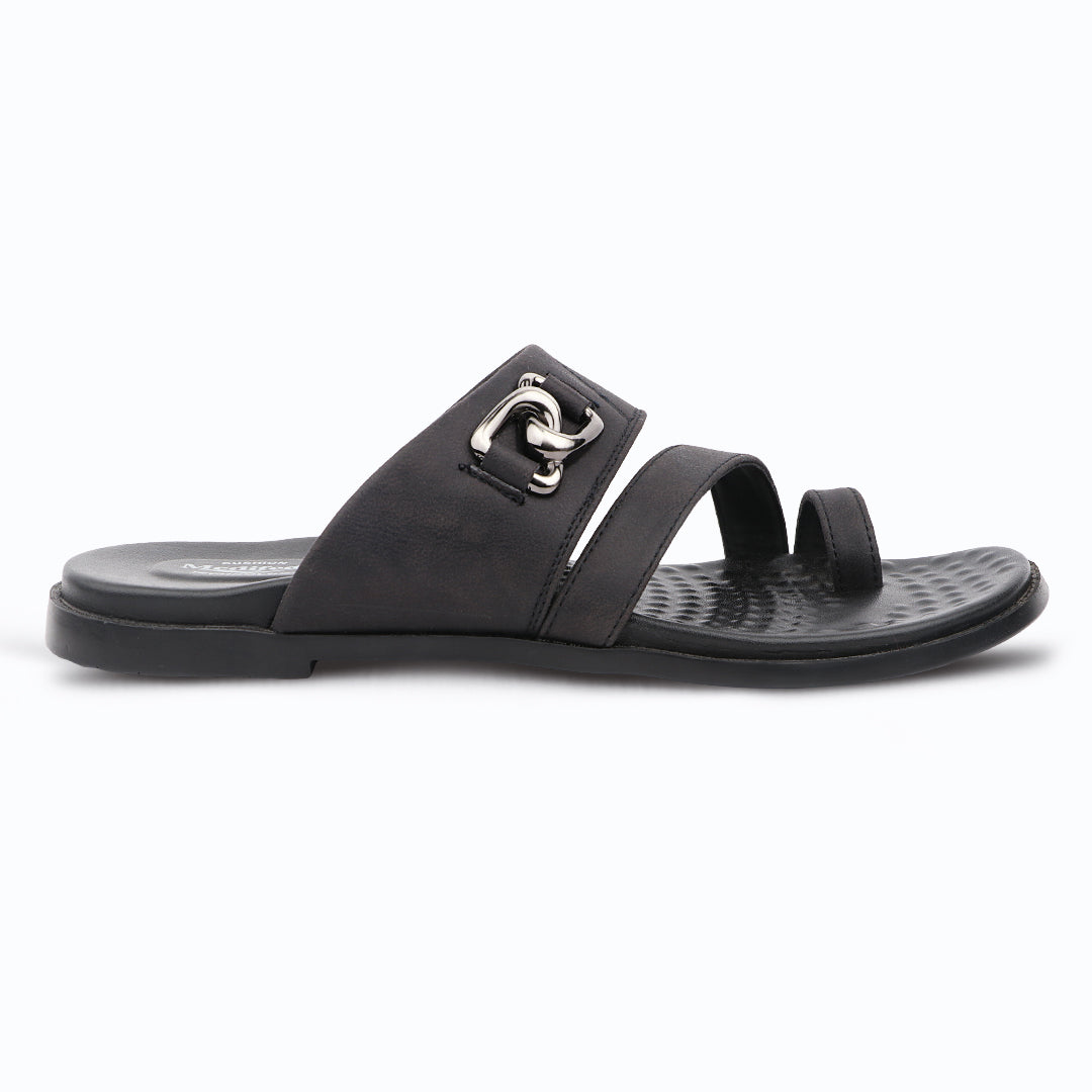 Medifeet Men's Comfort Toe Ring Sandals | Premium Orthopedic Support | Soft Cushioned Footbed | Lightweight Flexible Sole | Elegant Everyday Walking Sandals |