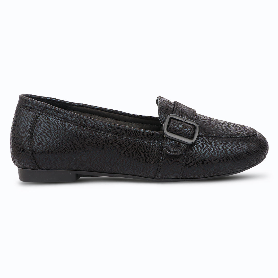 Medifeet Arlo Buckle Comfort Loafer For Women’s Lightweight Cushioned Office & Casual Shoes for All-Day Support