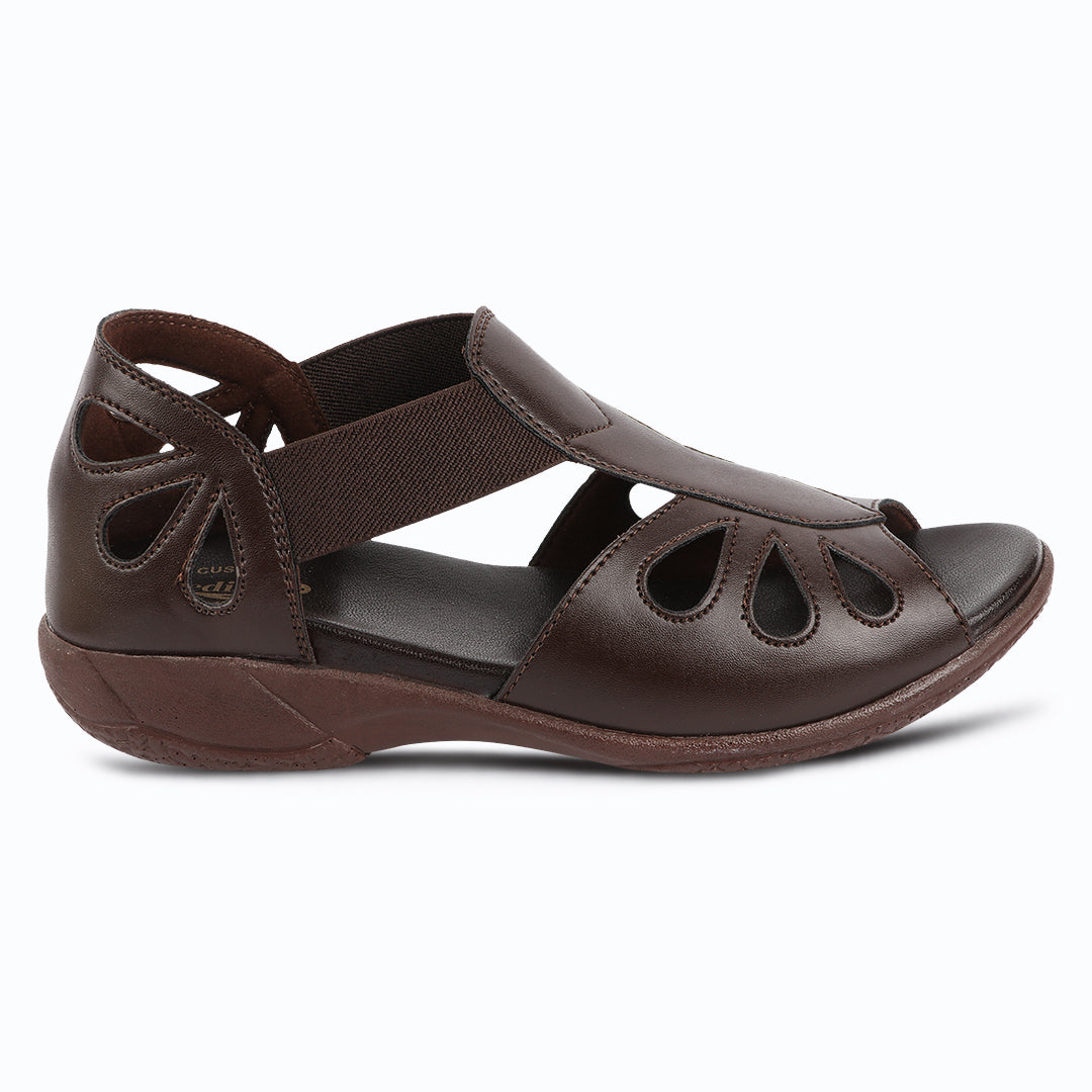 Medifeet Crowne Style Sandals for Women (with High Back & Arch Support)