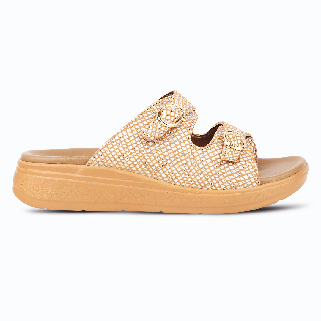 Medifeet DiaStyle Fashion Meets Comfort Diabetic Sandal | Premium Cushioned Orthopedic Slides for All-Day Walking Support