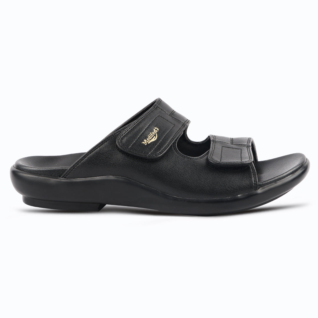 Medifeet Comfort Sandals, Dual Adjustable Straps,Orthopedic Slides