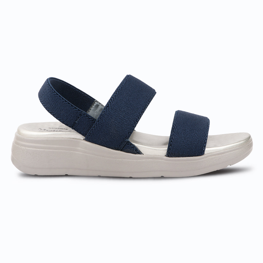 Medifeet Women's Dual Strap Fashion Sandals (with High Back Strap & Arch Support)