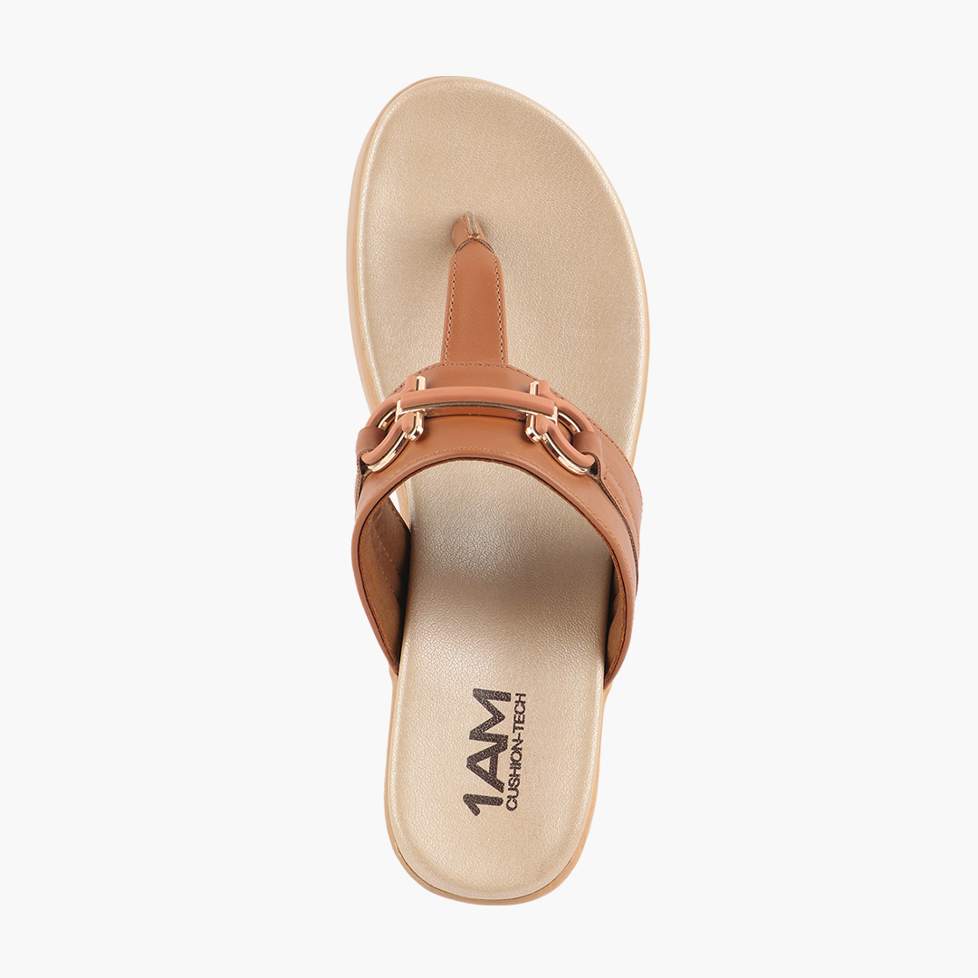 Cushioned Wedge Heel Sandals for Women (Arch Support)