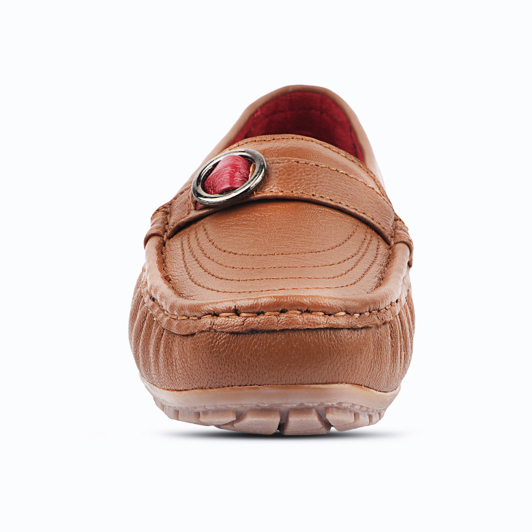 Medifeet Genuine Leather Comfort With Arch Support Loafers For Women's