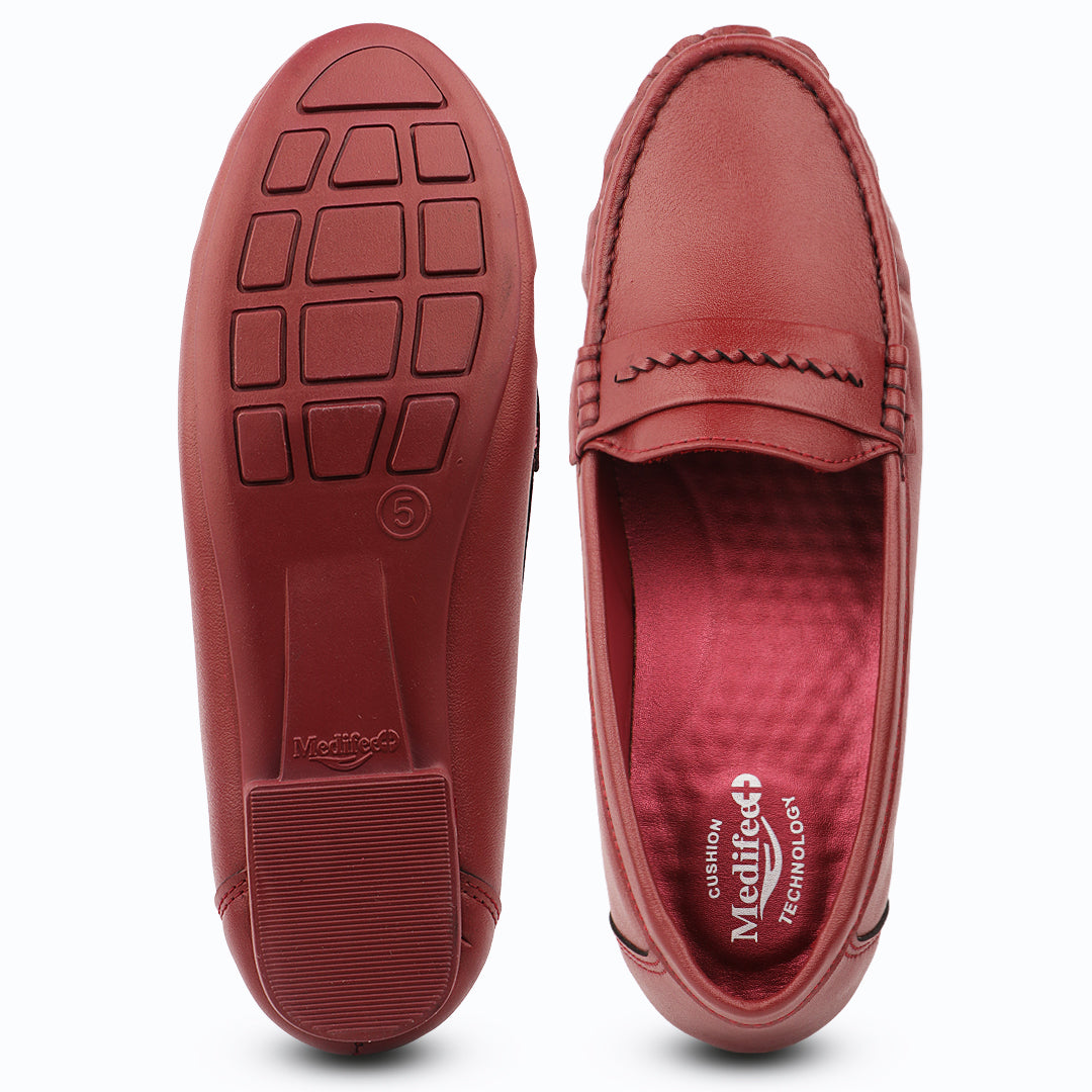 Medifeet WalkLite Women’s Loafers | Cushion Technology Soft Footbed | Everyday Walking & Work Wear Shoes