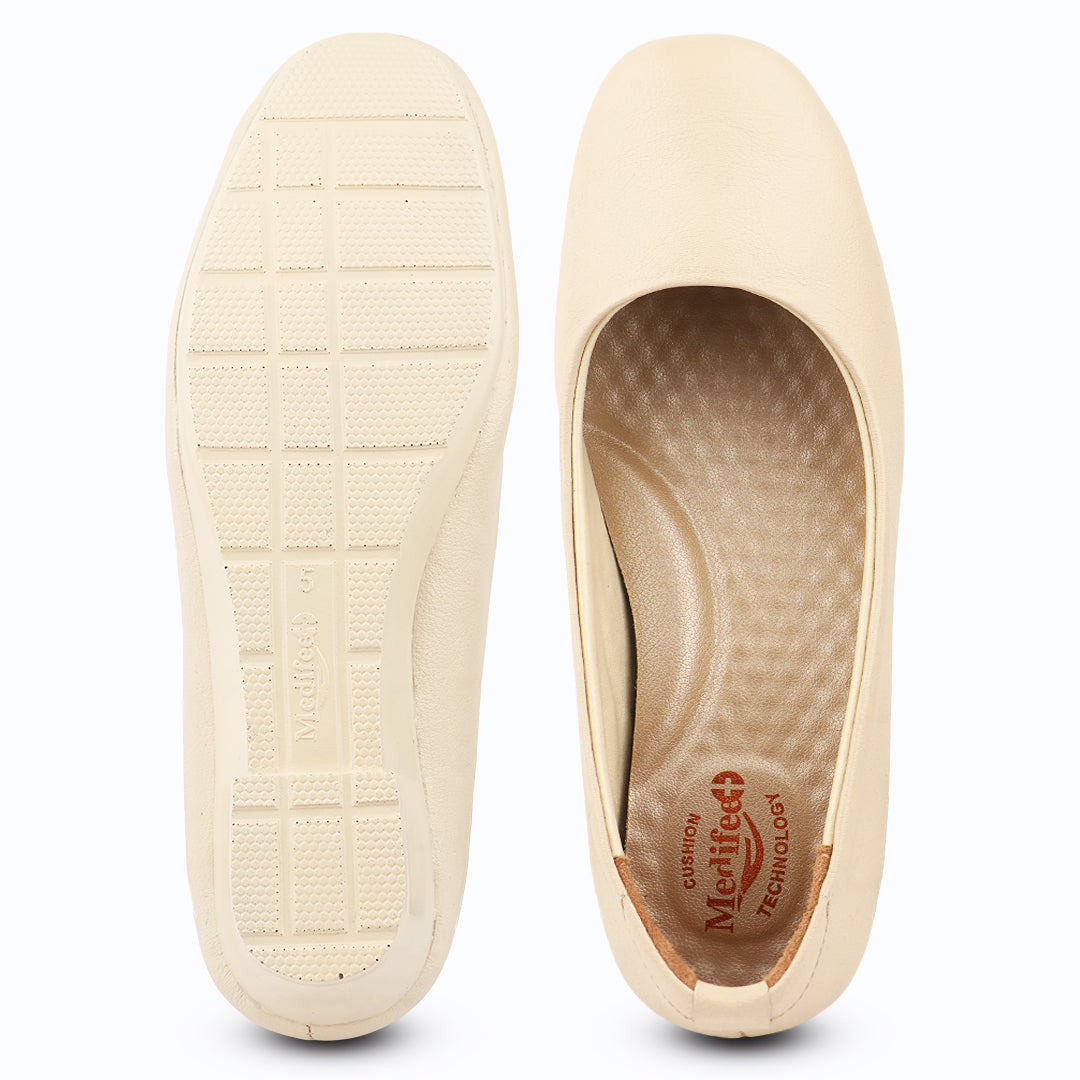 Medifeet Women’s Formal Pumps Slip-On – Cushioned Footbed, Arch Support, Lightweight Office & Casual Shoes