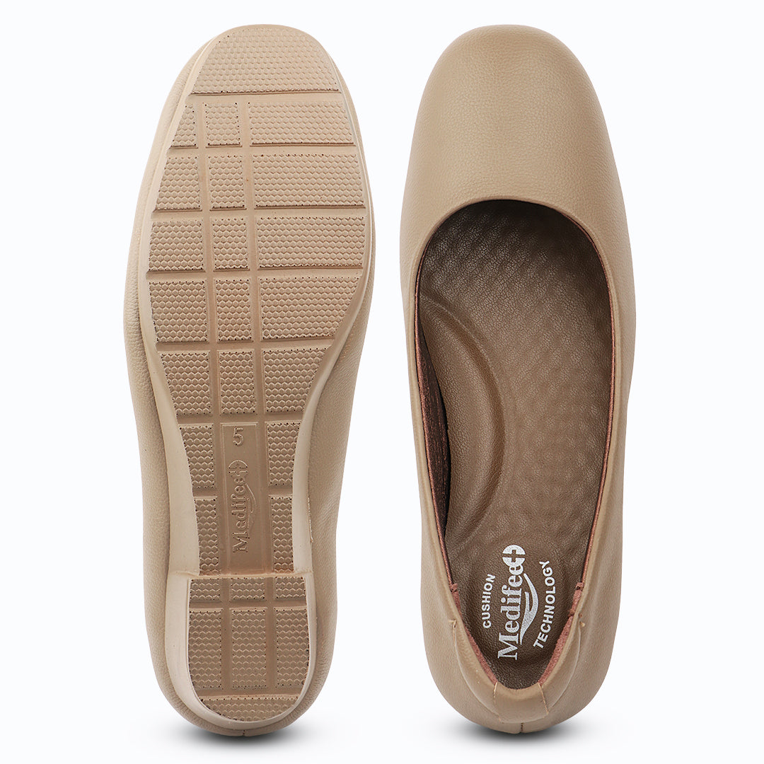 Medifeet Women’s Formal Pumps Slip-On – Cushioned Footbed, Arch Support, Lightweight Office & Casual Shoes