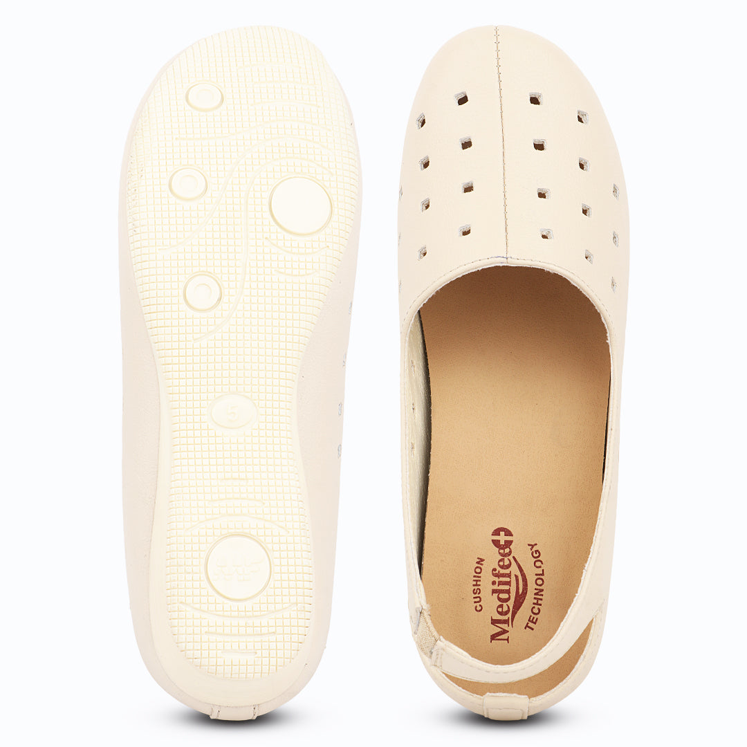 Medifeet Women’s Orthopedic Comfort Shoes for Office & Daily Wear | Long Standing Support Clogs