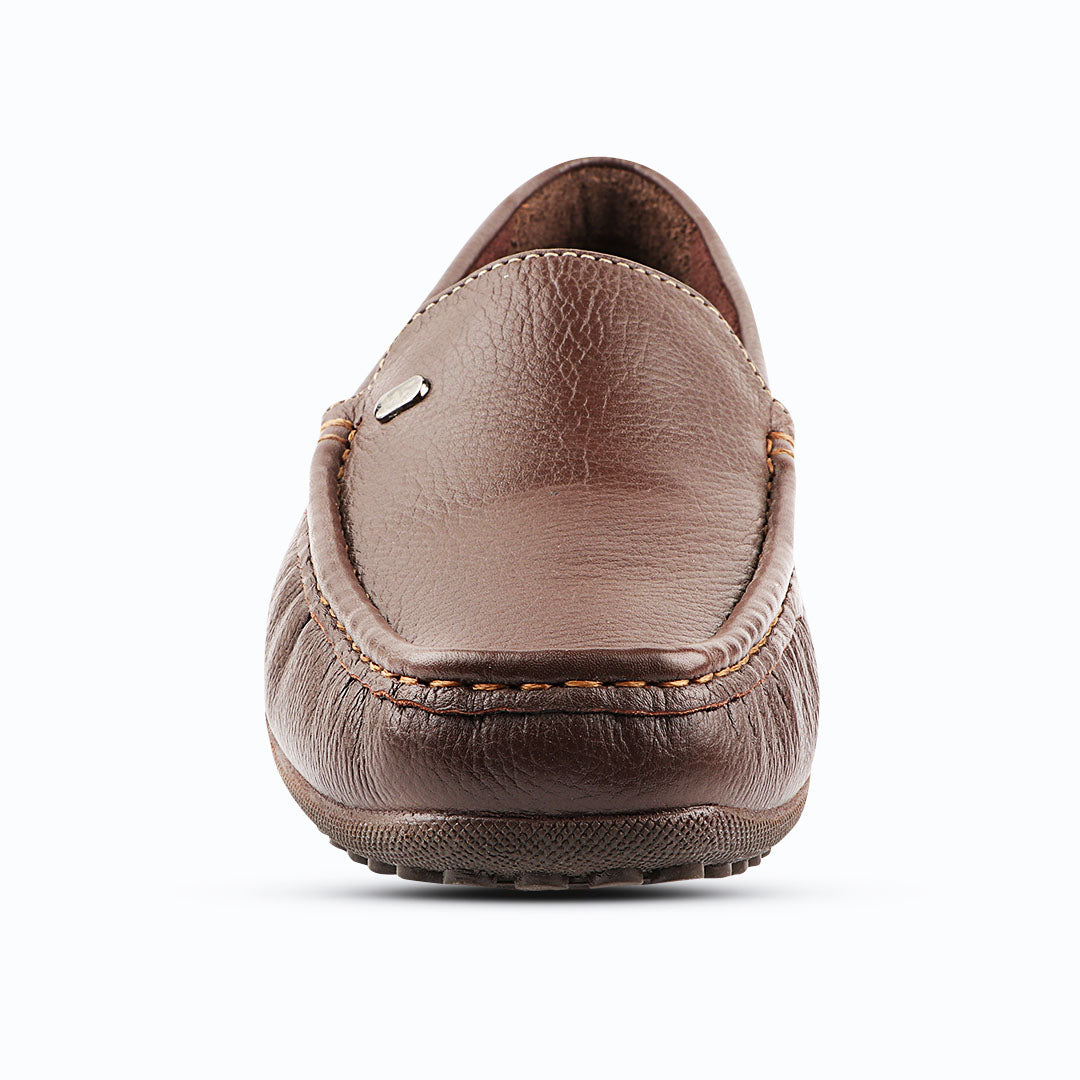 Medifeet Premium Genuine Leather Loafer with Extra Comfort For Men's