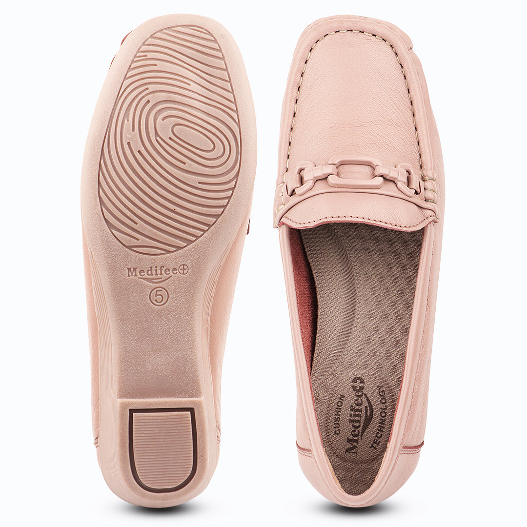 Medifeet Loafers for Women(Genuine Leather | Cushioned Footbed)