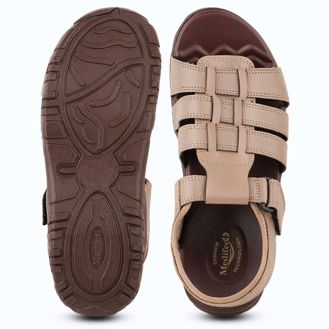 Medifeet Orthopedic Outdoor Comfort Sandals for Men's With Arch Support