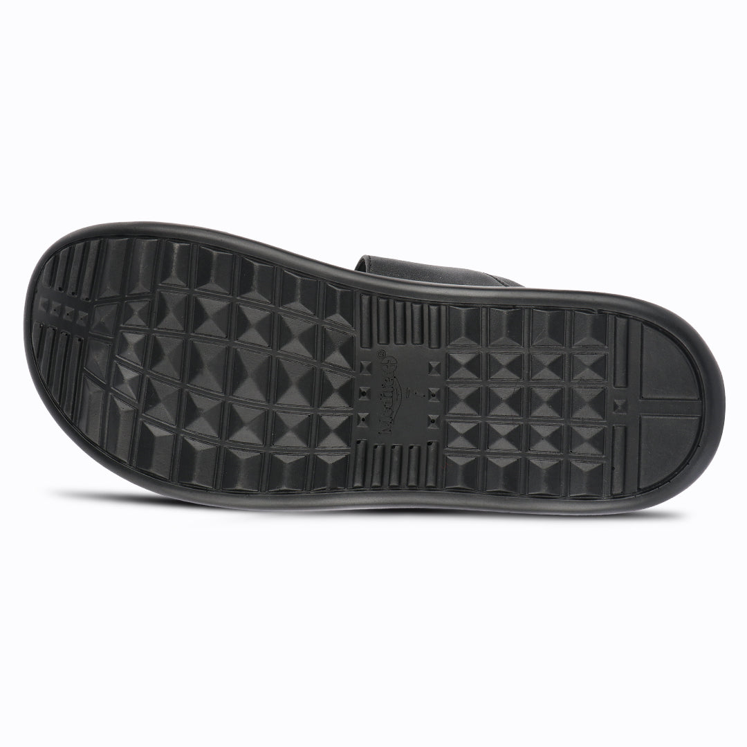 Medifeet Classic Design Leather Slippers for Men
(Ideal for Long Wear)